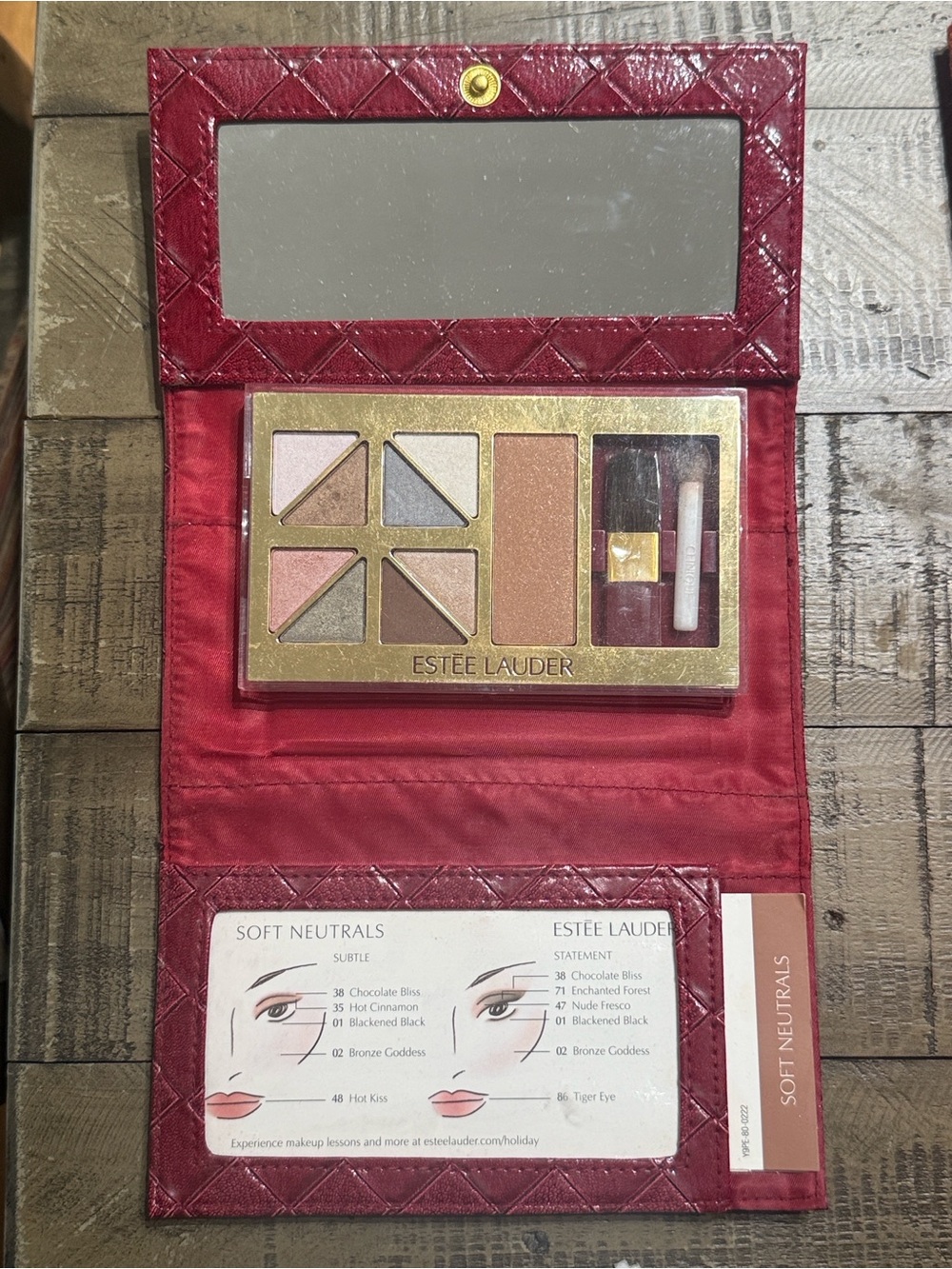 Estee Lauder Soft Neutrals Eyeshadow & Cheek Palette - Burgundy
